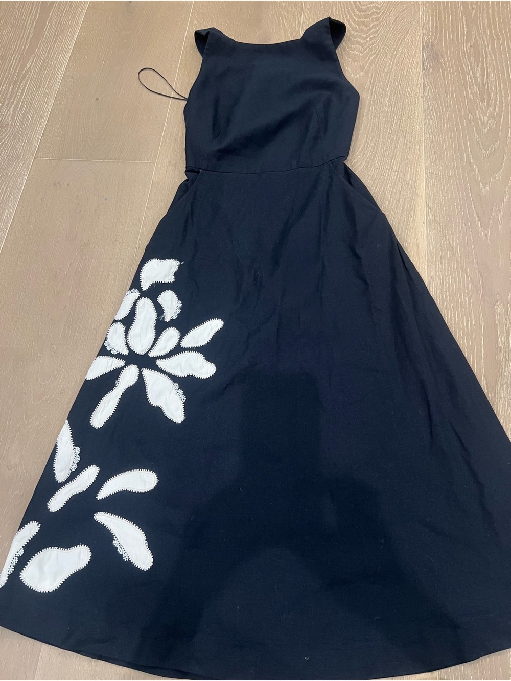 Zara Black Dress with Subtle Texture